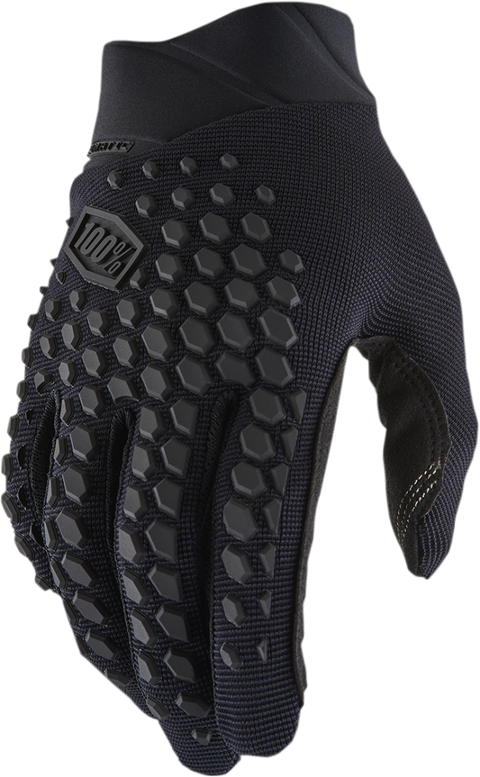 100% Geomatic Gloves - Black/Charcoal - XL 10026-00003