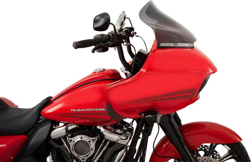 KLOCK WERKS Flare™ Windshield - 14" - Dark Smoke - FLTR KWW-01-0317