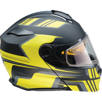 Z1R Solaris 2.0 Helmet - First Tracks - Electric - Dual Pane - Black/Hi-Viz - Large 0120-0840