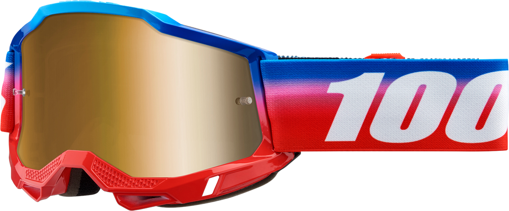 100% Accuri 2 Goggles - Unity - True Gold Mirror 50014-00025