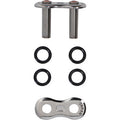 EK 525 L3D - Connecting Link - Rivet - Chrome 525L3D-MLJC