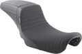 LE PERA Kickflip Daddy Long Legs Seat - Pleated w/Gripp Tape - Black - FX '06+ LK-591DLPTGP