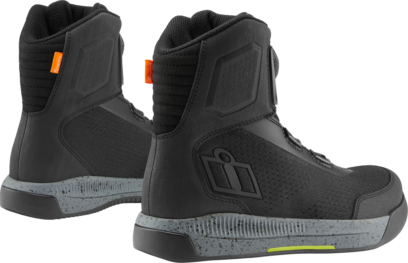 ICON Overlord™ Vented CE Boots - Black - Size 8.5 3403-1258