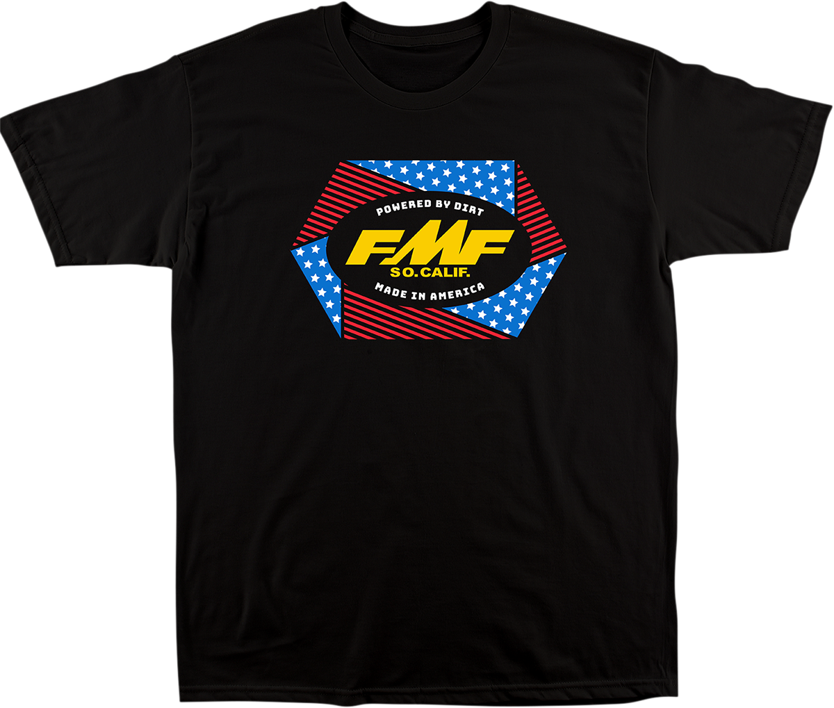 FMF Geometry T-Shirt - Black - Small SU21118901BKSM 3030-20691