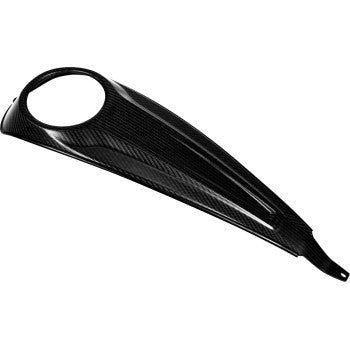 SADDLEMEN Dash Panel - Center Fill - Carbon Fiber/Gloss CF-823-07-002