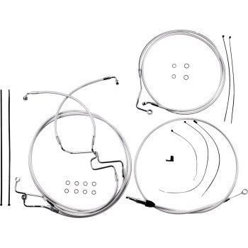 MAGNUM SHIELDING Sterling Chromite II® Designer Handlebar Installation Kit - 8" - '21-'22 FLHR 3871228