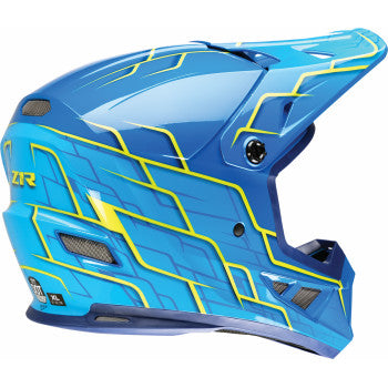 Z1R Rise 2.0 Helmet - Hyacinth - Teal/Yellow - Large 0110-8640