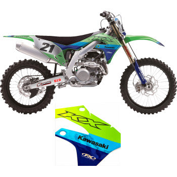 FACTORY EFFEX Candy Chrome Series Shroud/Airbox Graphics Kit - Kawasaki - KX 450F 27-03104