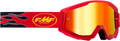 FMF PowerCore Goggles - Flame - Red - Red Mirror F-50051-00008 2601-3009