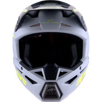 ALPINESTARS SM3 Helmet - Radium - Matte Gray/Black/Yellow Fluo - Medium 8300826-9510-M