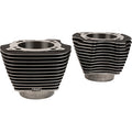 S&S CYCLE Cylinder Set - 4.320" Bore - Unhoned - Black w/Highlighted Fins - M8 910-1005A