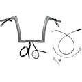 FAT BAGGERS INC. 1-1/2" EZ Install Flat Top Handlebar - 12" - Chrome 649912