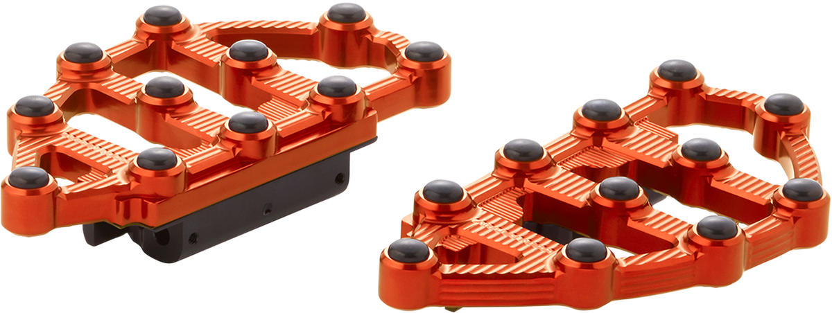 ARLEN NESS MX Passenger Floorboards - Orange 06-877