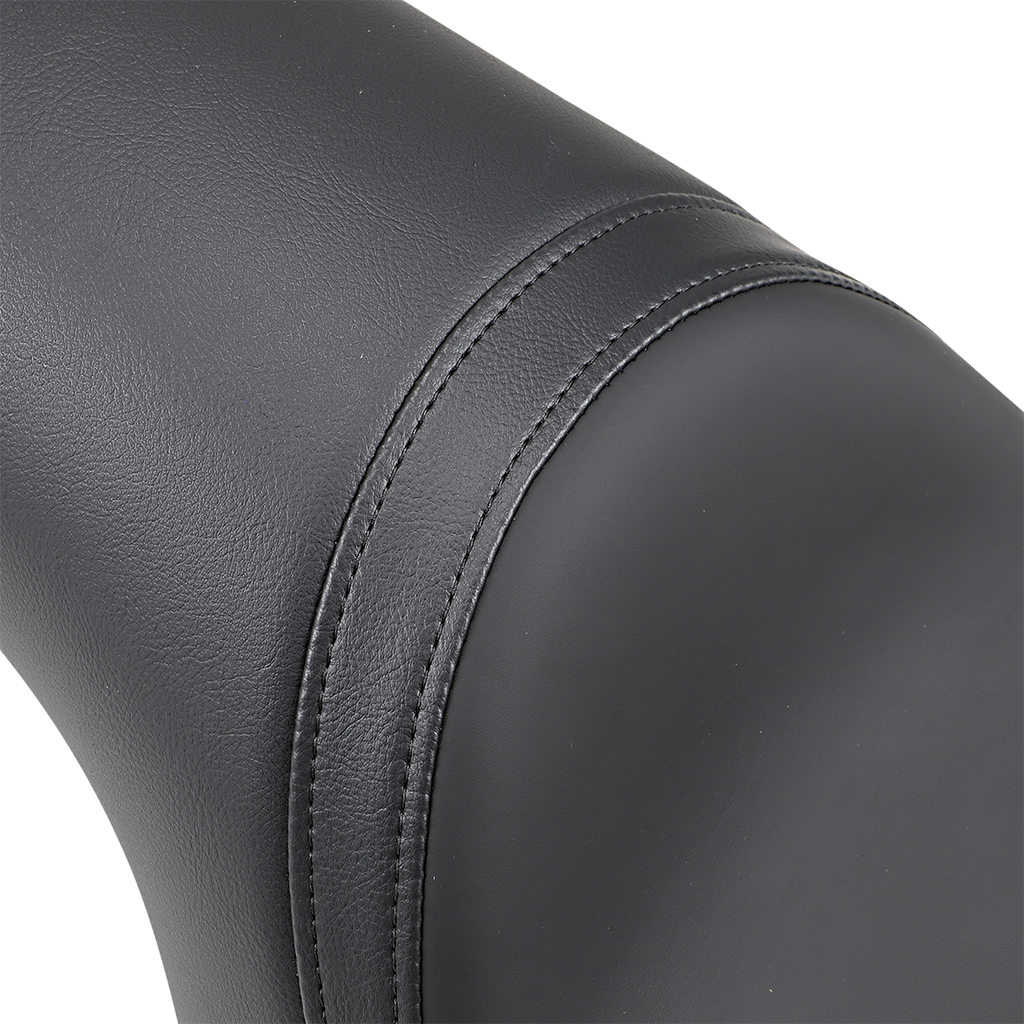DRAG SPECIALTIES Predator Seat - Smooth - Solar Reflective - XL '04-'22 NO RUBBER BUMPERS 0804-0398