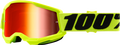 100% Youth Strata 2 Goggles - Yellow - Red Mirror 50032-00003