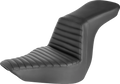 SADDLEMEN Step-Up Seat - Front Tuck-n-Roll - Black 818-29-191
