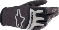ALPINESTARS Techstar Gloves - Black/Brushed Silver - Medium 3561023-1419-M