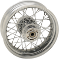 DRAG SPECIALTIES Rear Wheel - Single Disc/No ABS - Chrome - 16"x5.00" - '09+ 64398
