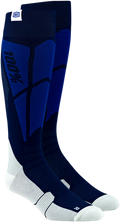 100% Hi-Side Performance Socks - Navy/Gray - Small/Medium 24008-264-17