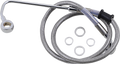 DRAG SPECIALTIES Brake Line - Front (Upper) - Stainless Steel 618302