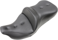 SADDLEMEN Roadsofa Seat - Heated - Pillow Top - without Backrest - Black - '09-'23 FLHTCUTG 808-07B-181THC
