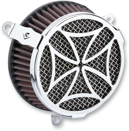 COBRA Cross Air Filter - Chrome 606-0101-02