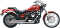 COBRA Speedster Short Exhaust - VN900 2006-2016 4718T