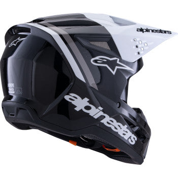 ALPINESTARS SM3 Helmet - Radium - Gloss Black/White/Gray - Small 8300826-1546-S