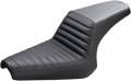 SADDLEMEN Step Up Seat - Front Tuck-n-Roll - Black Y13-16-171