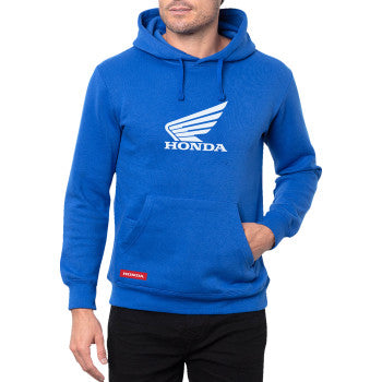 HONDA APPAREL Honda Wing Hoodie - Blue/White - Medium LEM25S-M55-M
