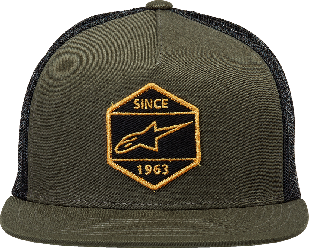ALPINESTARS Bolt Trucker Hat - Military/Black - One Size 1213810146910OS