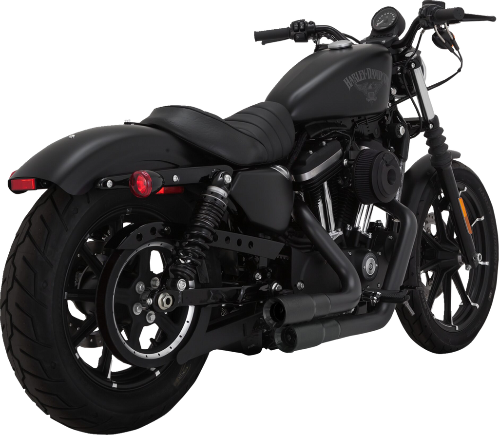 VANCE & HINES Mini Grenades Exhaust System - Black Iron  1200 /883  46374