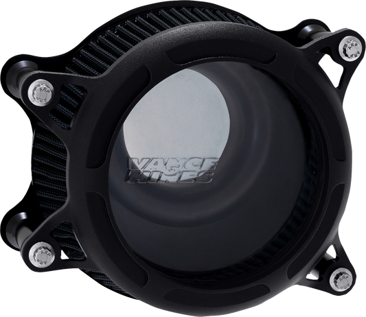 VANCE & HINES VO2 Insight Air Cleaner - Black Wrinkle 41075