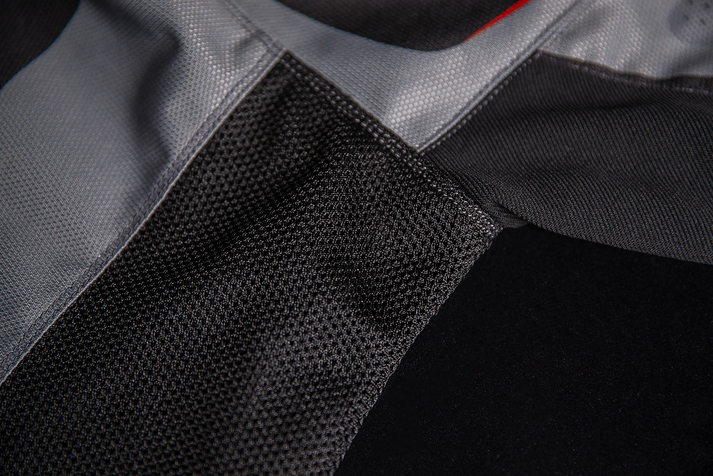 ICON Hooligan Ultrabolt Jacket - Black/Gray/Red - Large 2820-5530