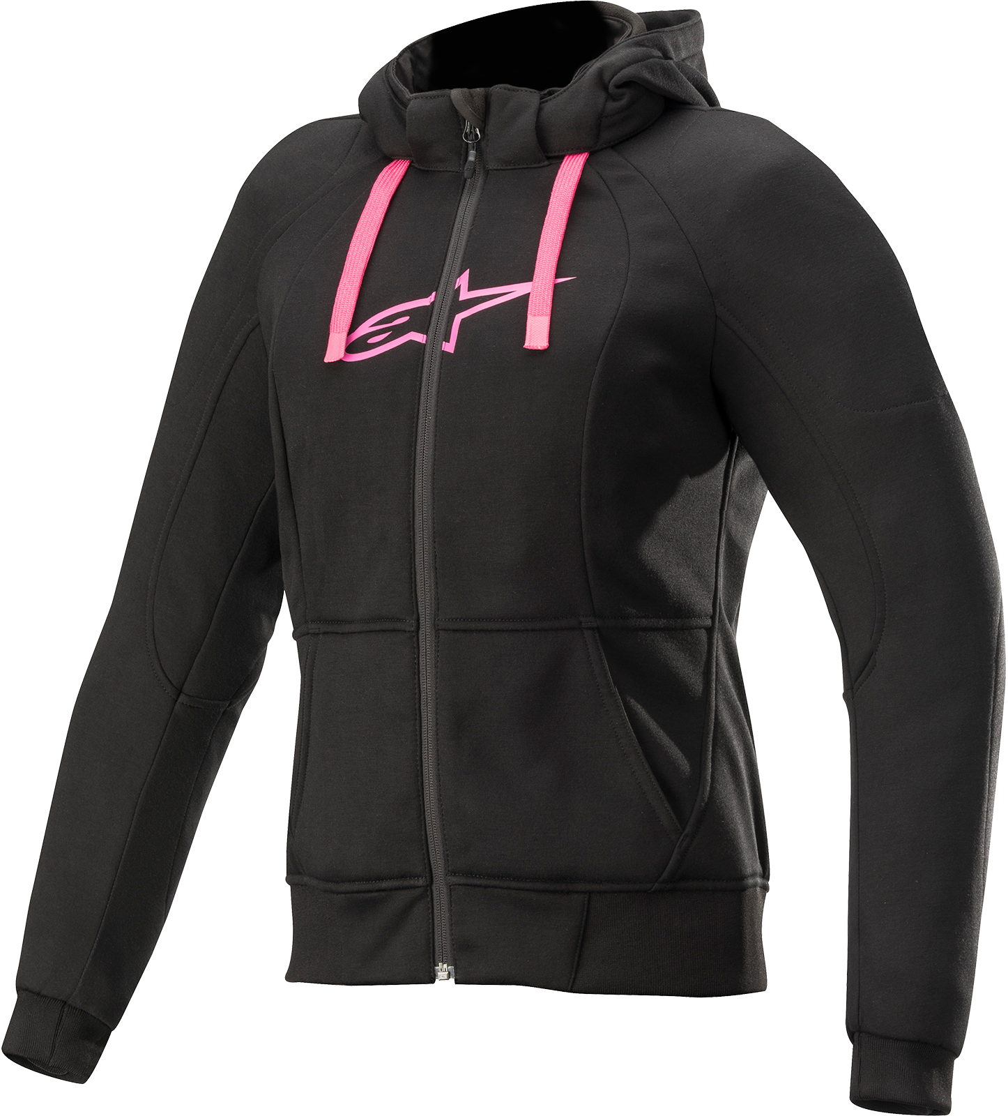 ALPINESTARS Women's Sport Jacket/Hoodie - Black/Pink- 2XL 4210920-1039-2X