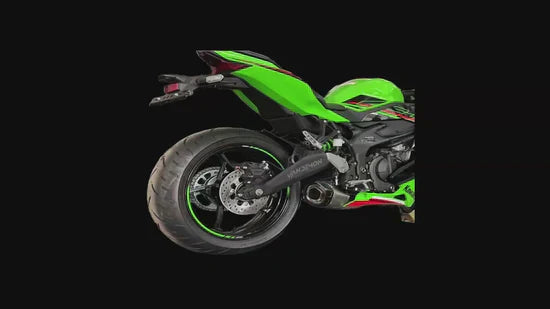Vandemon Titanium Low Mount Exhaust System  ZX4R-ZX4RR  2023- 2025 KAWAZX4RTILMEXHA VA-76