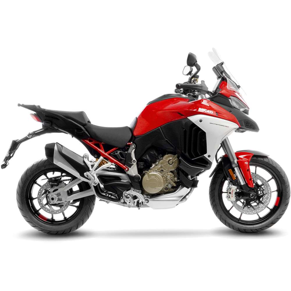 LEOVINCE Cat Eliminator Link Pipe - Stainless Steel DUCATI MULTISTRADA 1100 V4/V4 S/PIKES PEAK 2021 - 2024 80036