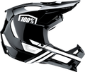 100% Trajecta Helmet - Fidlock - Black/White - Small 80003-00005