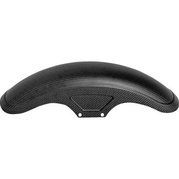 SADDLEMEN Front Fender - Carbon Fiber/Matte - Dyna/Sportster CF-8-0003M