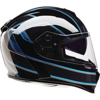 Z1R Warrant Helmet - Amplify - Black/Blue - 2XL 0101-17890