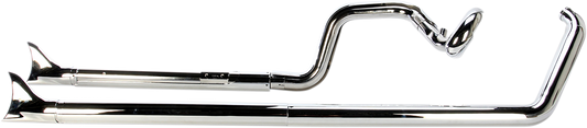 COBRA True Dual Exhaust - Fishtail Softail  2007-2011  6988