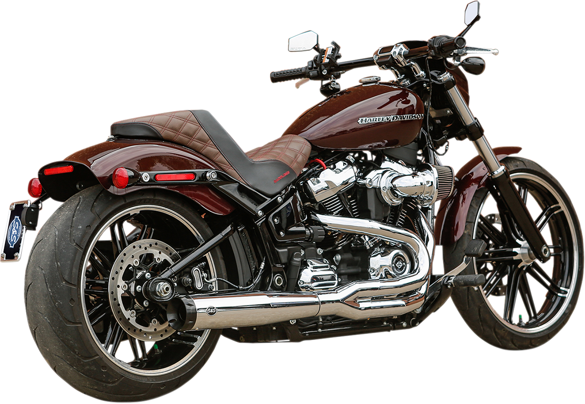 S&S CYCLE 2:1 50 State Exhaust for M8 Softail - Chrome 550-0847B