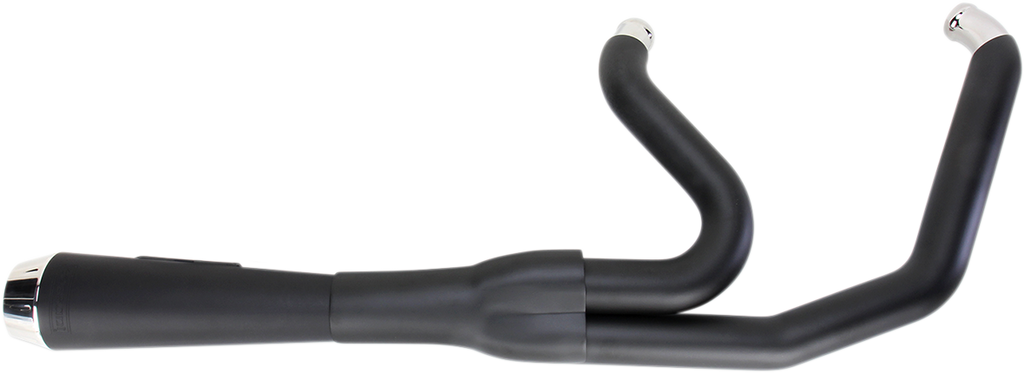 BASSANI XHAUST Road Rage Exhaust - Black - Short - '06-'17 Dyna FXD 13122J