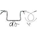 FAT BAGGERS INC. 1-1/4" EZ Install Round Top Handlebar - 12" - Chrome 939012
