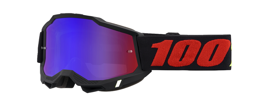 100% Accuri 2 Goggles - Morphuis - Red/Blue Mirror 50014-00022