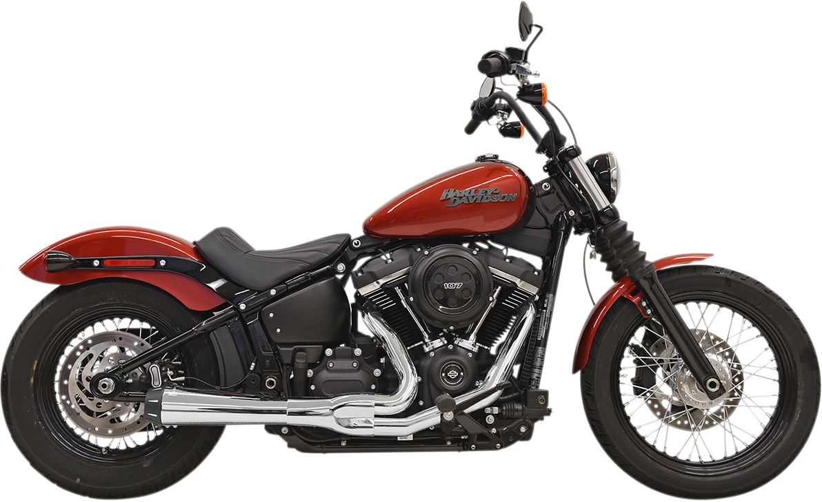 BASSANI XHAUST 2:1 Exhaust - Chrome 1S72R