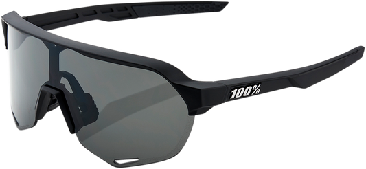 100% S2 Sunglasses - Black - Smoke 60006-00000