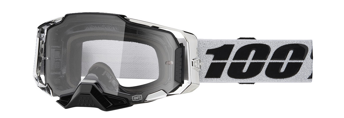 100% Armega Goggles - Atac - Clear 50004-00016