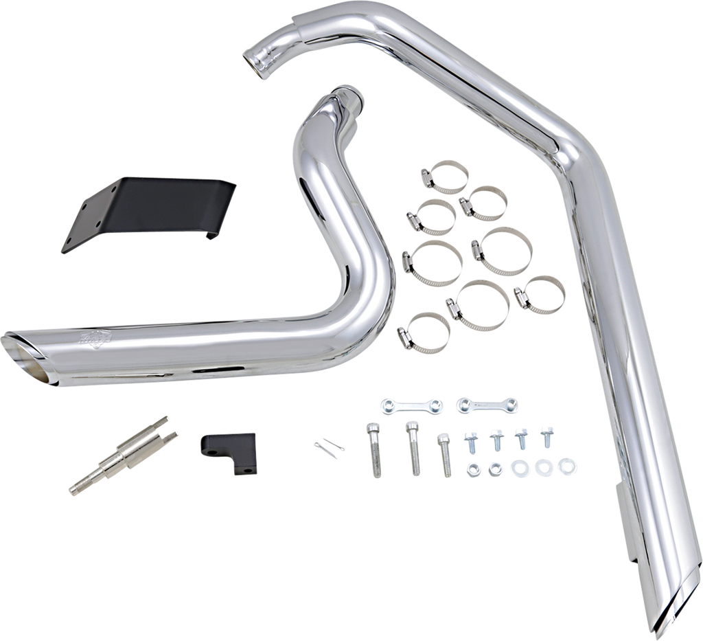 VANCE & HINES Shortshots Staggered Exhaust System - Chrome 17223