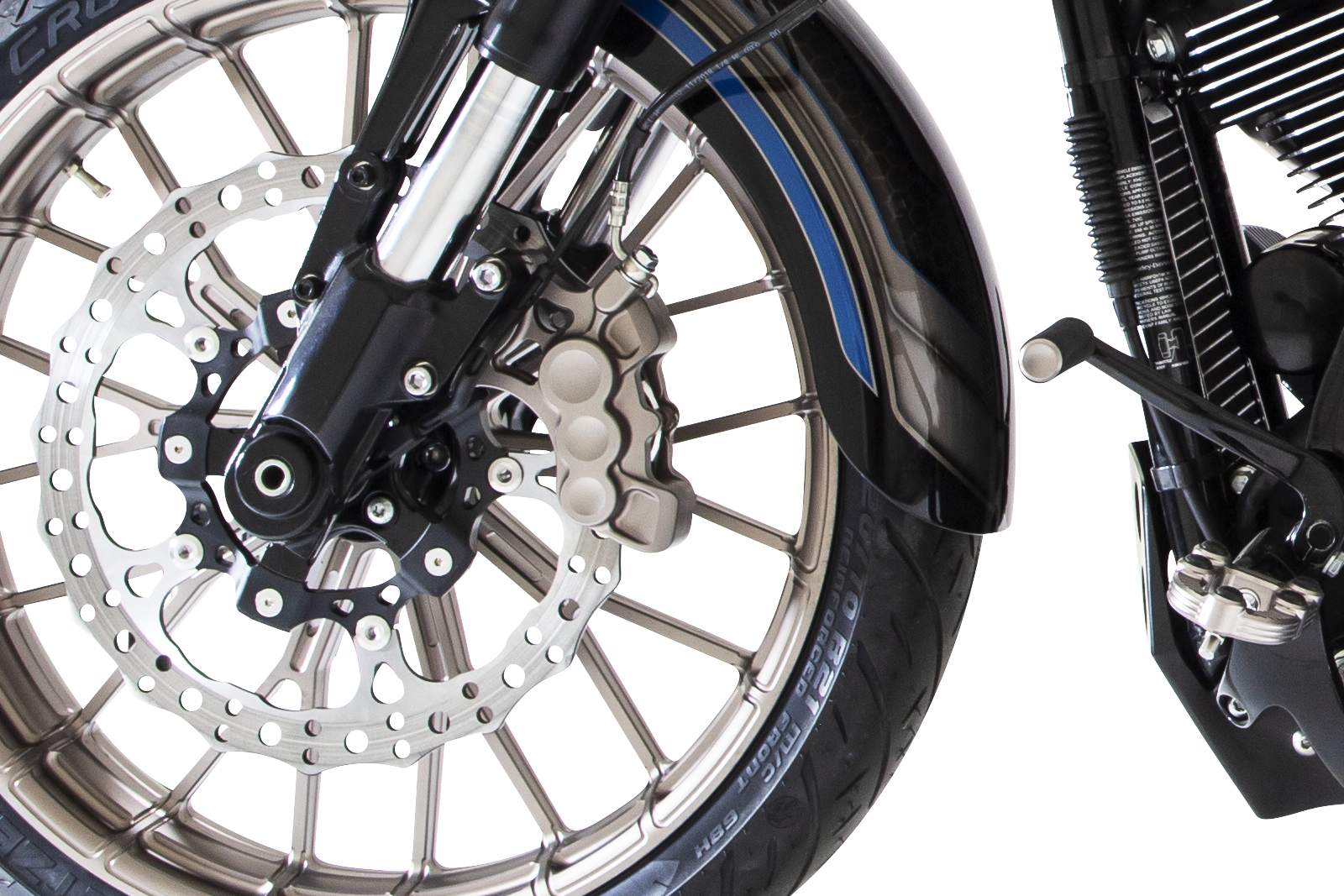 ARLEN NESS 6-Piston Caliper - 14" - Titanium 02-206